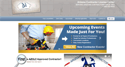 Desktop Screenshot of contractor.azclc.com